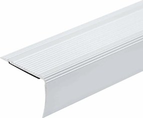 vidaXL Προστατευτικά ακμών σκάλας 10 pcs Ασημί 67 x 3 x 2 εκ.