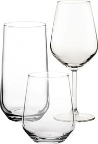 Glass Set (18 Pieces) Allegra 18 Transparent