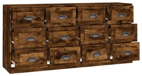 vidaXL Ντουλάπια 2 τεμ. Καπνιστή δρυς Επεξεργασμένο Ξύλο