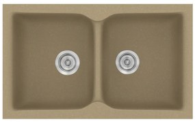 Sanitec Classic 322 Metallic Cream Νεροχύτης