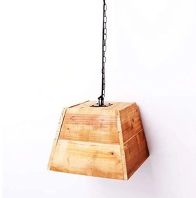 Φωτιστικό Οροφής AST821 23,5x23,5x31,5 Wood Espiel Wood