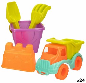 Σετ Παιχνιδιών για τη Παραλία Colorbaby 5 Τεμάχια πολυπροπυλένιο (24 Μονάδες)