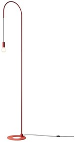 Φωτιστικό Δαπέδου Filo LL1261F3 44,7x32x232,2cm 1xE27 60W Max Red Mat Zafferano