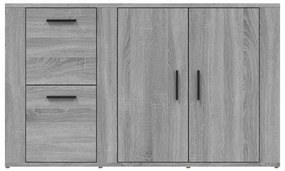 vidaXL Ντουλάπι Γκρι Sonoma 100x33x59,5 εκ. από Επεξεργασμένο Ξύλο