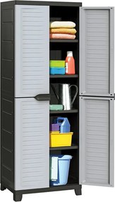 vidaXL Πλαστικό Ντουλάπι 65 x 45 x 181 εκ.
