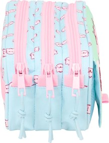 Κασετίνα Pembe The pink cat Πολύχρωμο 21,5 x 10 x 8 cm