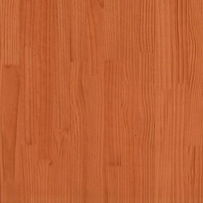 Σκελετός Κρεβ. Χωρίς Συρτάρια Καφέ Κεριού 100x200 εκ. - Καφέ