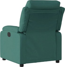 vidaXL Πολυθρόνα Ανακλινόμενη Ηλεκτρική Πράσινο Υφασμάτινη