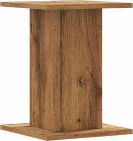vidaXL Βάσεις Φυτών 2 τεμ. Αρτισιανή Δρυς 30x30x40 εκ. Επεξ. Ξύλο