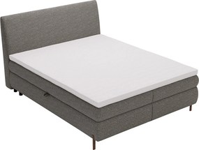Επενδυμένο Κρεβάτι Evia-Γκρι-180 x 200