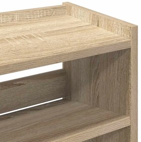 Παπουτσοθήκη sonoma Δρυς 60x25x100 εκ. Επεξεργασμένο Ξύλο - Καφέ