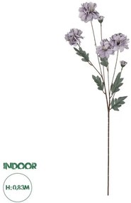 Artificial Garden PURPLE CHRYSANTHEMUM BRANCH 21303 Τεχνητό Διακοσμητικό Μωβ Κλαδί Χρυσάνθεμο Y83cm Globostar-21303-Μωβ 21303