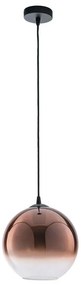 Φωτιστικό Οροφής Marte I-MARTE-S25 RM 1xE27 Φ25cm 148,9cm Bronze Luce Ambiente Design Glass