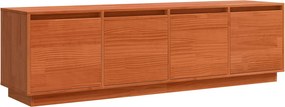 vidaXL Ντουλάπι TV 156 x 37 x 45 εκ Καφέ Επεξεργασμένο Ξύλο