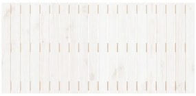 vidaXL Κεφαλάρι Τοίχου Λευκό 127,5x3x60 εκ. από Μασίφ Ξύλο Πεύκου