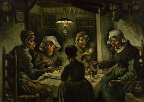 Vincent van Gogh - Εκτύπωση έργου τέχνης The Potato Eaters, 1885, (40 x 30 cm)