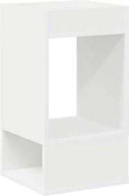 vidaXL End Table Λευκό 30 x 30 x 56 εκ. Επεξεργασμένο ξύλο