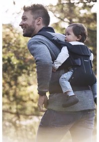 Μάρσιπος BabyBjörn One Woven Black