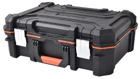 Tactix 320064 Εργαλειοθηκη Aντι-κραδασμική Με 2 Εσωτερικά μέρη, Κλιπς Αλουμινίου & Αποσπώμενες Εσωτερικές Θήκες 49.5 × 39 × 19cm