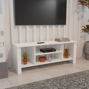 Έπιπλο τηλεόρασης Seref λευκό 120x30x47εκ