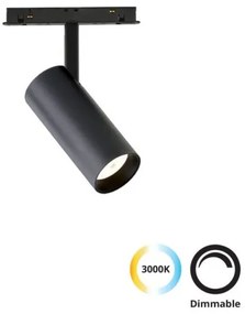 Σποτ Φωτιστικό Μαγνητικής Ράγας LED 13W 3000K Φ4,8 Magnetic Viokef 4244000 Μαύρο