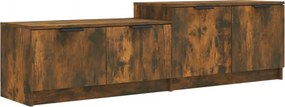 vidaXL Έπιπλο Τηλεόρασης Καπνιστή Δρυς 158,5x36x45 εκ. Επεξεργ. Ξύλο
