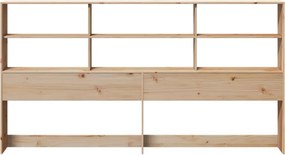 vidaXL Κεφαλάρι με Αποθ. Χώρο180 εκ. από Μασίφ Ξύλο Πεύκου