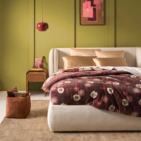 Καπιτονέ κάλυμμα κρεβατιού από τυπωμένο βελούδο, Mowan