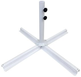 Βάση Ομπρέλας Χιαστί 3064-B 100x100cm White