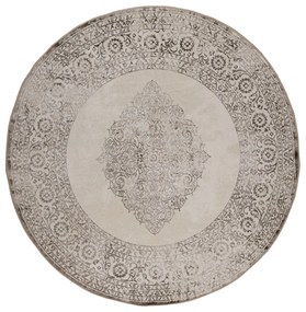 Στρογγυλό Χαλί All Season (Φ160) Βιοκαρπέτ Gossip 6185A White Vizon
