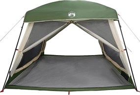 vidaXL Σκηνή Οικογενειακή 6 Ατόμων Αδιάβροχη Πράσινη