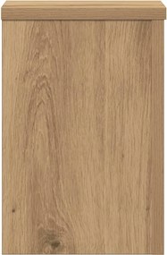 vidaXL Βάσεις Φυτών 2 τεμ. Αρτισιανή Δρυς 20x20x30 εκ. Επεξ. Ξύλο