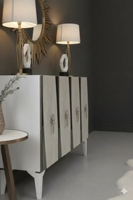 Stewehome κονσόλα τηλεόρασης πολύχρηστο ντουλάπι και γωνιά καφέ 120x32x79 cm