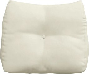 vidaXL Μαξιλάρι Πλάτης Κρεμ 60 x 24 x 50 εκ Βελούδο