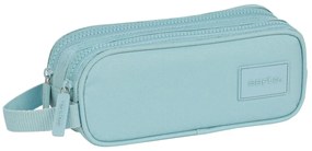 Διπλή Κασετίνα Safta Μπλε 21 x 8 x 6 cm