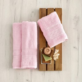 Πετσέτα Προσώπου (50x90) Sb Home Evelyn 460gsm Ροζ