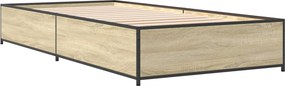 vidaXL Σκελετός Κρεβατιού Sonoma Δρυς 80 x 200 cm Επεξεργασμένο Ξύλο