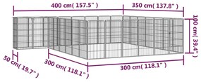 ΚΛΟΥΒΙ ΣΚΥΛΟΥ 30 ΠΑΝΕΛ ΜΑΥΡΟ 50X100 ΕΚ. ΑΤΣΑΛΙ ΜΕ ΒΑΦΗ ΠΟΥΔΡΑΣ 3115953