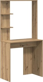 vidaXL Γραφείο Artisan Oak 113.5 x 39 x 168 εκ. 2 τμχ.