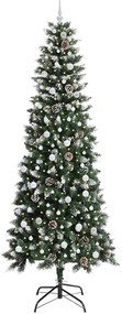 vidaXL Τεχνητό Χριστουγεννιάτικο Δέντρο με 300 LED Πράσινο 240 cm