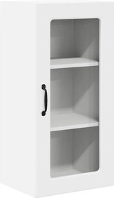 vidaXL Ραφιέρα τοίχου LUCCA Λευκό 40 x 31 x 80 εκ. Επεξεργασμένο Ξύλο