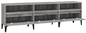 vidaXL Έπιπλο Τηλεόρασης Γκρι Sonoma 150x30x44,5 εκ. από Επεξεργ. Ξύλο