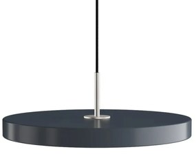 Φωτιστικό Οροφής Asteria Plus Medium Steel 2561C4172 Φ43x14cm Led 1600lm 28W 2400-3000k Anthracite Umage