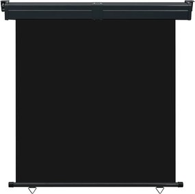 vidaXL Σκίαστρο Βεράντας Πλαϊνό Μαύρο 175 x 250 εκ.