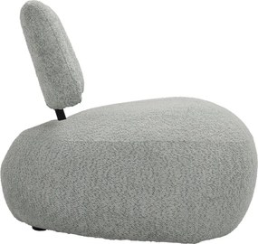 Πολυθρόνα Stonie pakoworld μπουκλέ ύφασμα σε φυστικί απόχρωση 67x73x67εκ