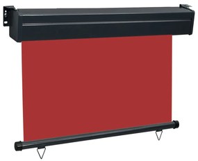 vidaXL Σκίαστρο Βεράντας Πλαϊνό Κόκκινο 80 x 250 εκ.