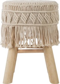 Σκαμπό (41x39.5x42) A-S Ete Macrame 157154