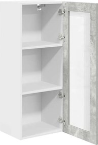 vidaXL Κρεμαστό ντουλάπι Σκυρόδεμα Γκρι 40 x 31 x 100 εκ.