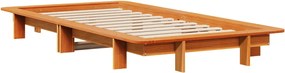 vidaXL Σκελετός Κρεβ. Χωρίς Στρώμα Καφέ Κεριού 75x190 εκ Μασίφ Πεύκο
