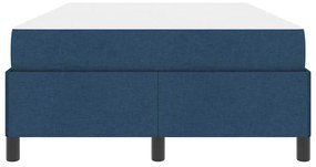 vidaXL Κρεβάτι με ελατήρια Μπλε και Μαύρο 120 x 190 cm